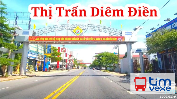Đặt vé xe từ bến xe Thị Trấn Diêm Điền đến Hà Nội nhanh chóng